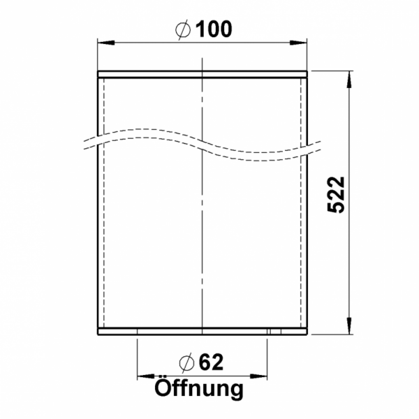 PMMA tube cylinder, opal Other Product Image Article 90260087