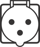 CEE Einbausteckdose 3-polig, 230V 16 A Blau Produktbild Artikel 12736072