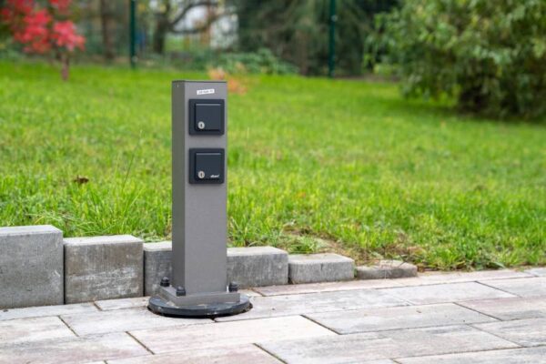Steckdosensäule Anthrazit Milieubild Artikel 624412