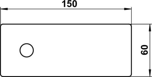 Klingelplatte Edelstahl Maßzeichnung Artikel 690781