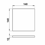 acrylic glass pane Other Product Image Article 90270500